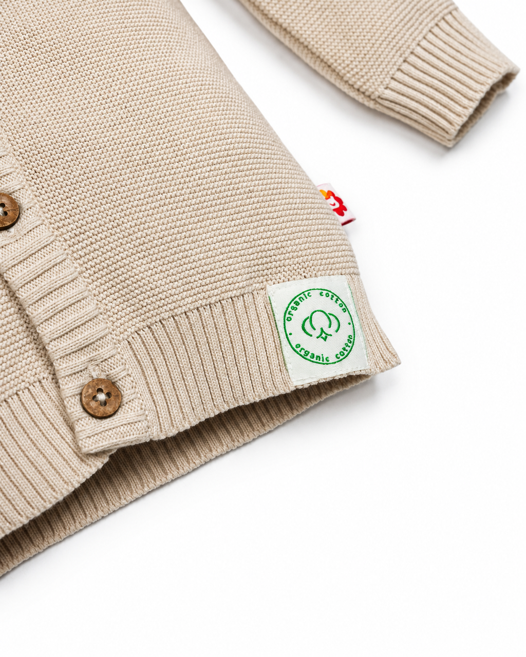 Dr. Leo Baby Soft Knitted Cardigan with “Little One” Embroidery | Cozy Everyday Wear | 0–9 Months