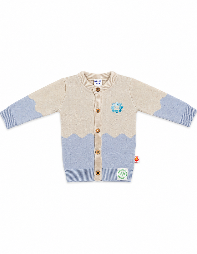 Dr. Leo Baby Soft Knitted Cardigan | Cozy & Stylish Wear | 0–9 Months