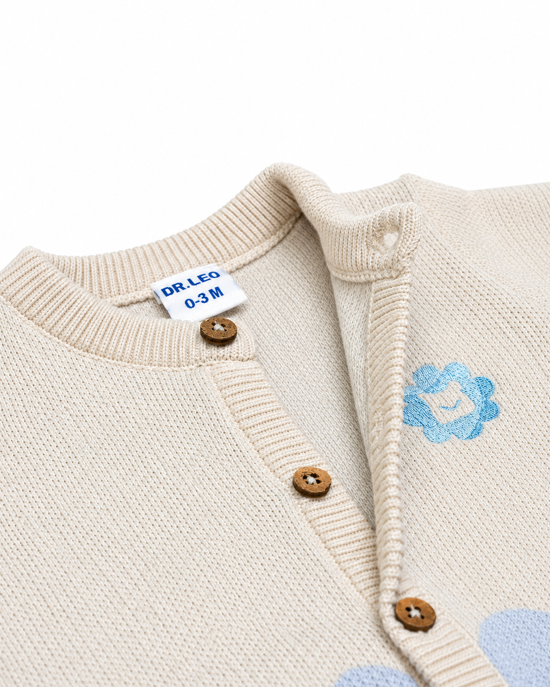 Dr. Leo Baby Soft Knitted Cardigan | Cozy & Stylish Wear | 0–9 Months