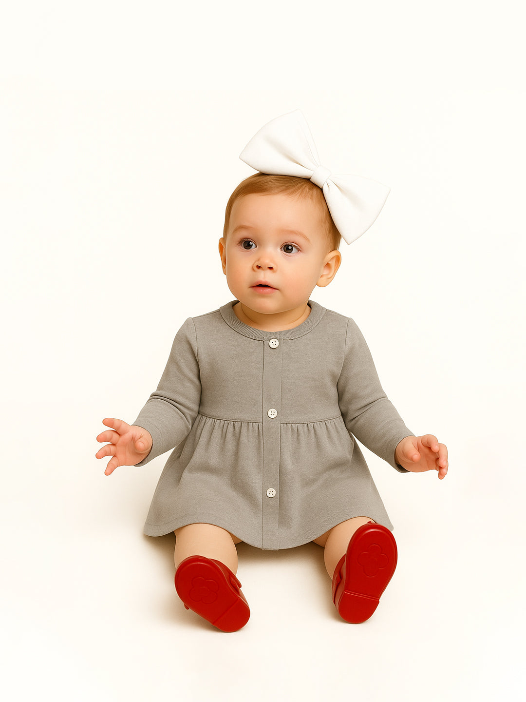 Baby Grey Frock
