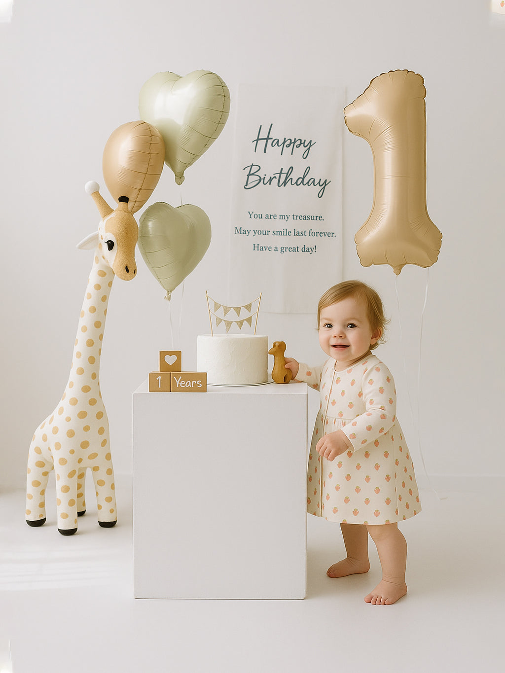 Baby Strawberry Print Button-Front Dress | Soft & Cozy Everyday Wear | 0–9 Months