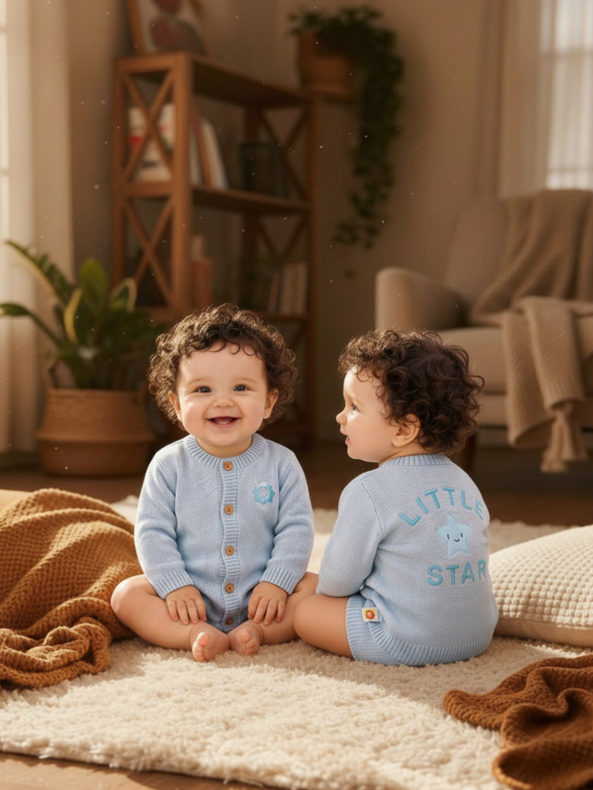 Dr. Leo Baby Soft Knitted Cardigan | Cozy & Stylish Wear | 0–9 Months