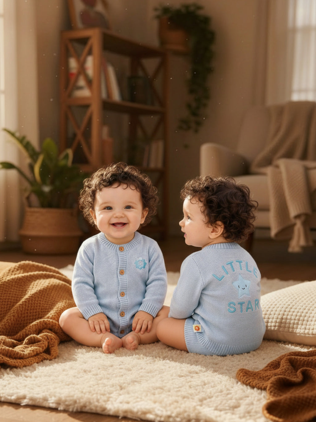 Dr. Leo Baby Soft Knitted Cardigan | Cozy & Stylish Wear | 0–9 Months
