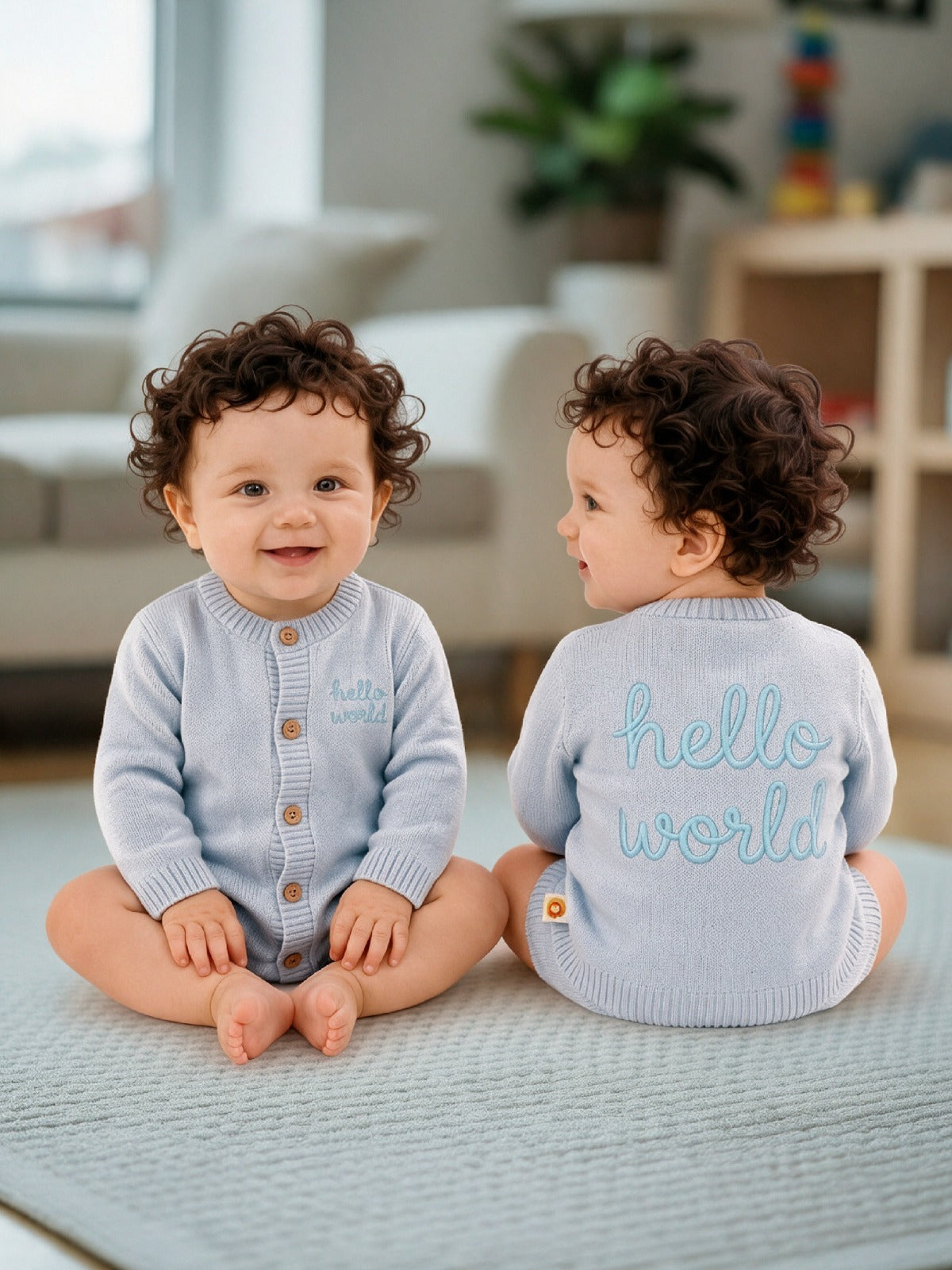 Dr. Leo Baby Comfortable Knitted Cardigan Set | Soft & Cozy Casual Wear | 0–9 Months