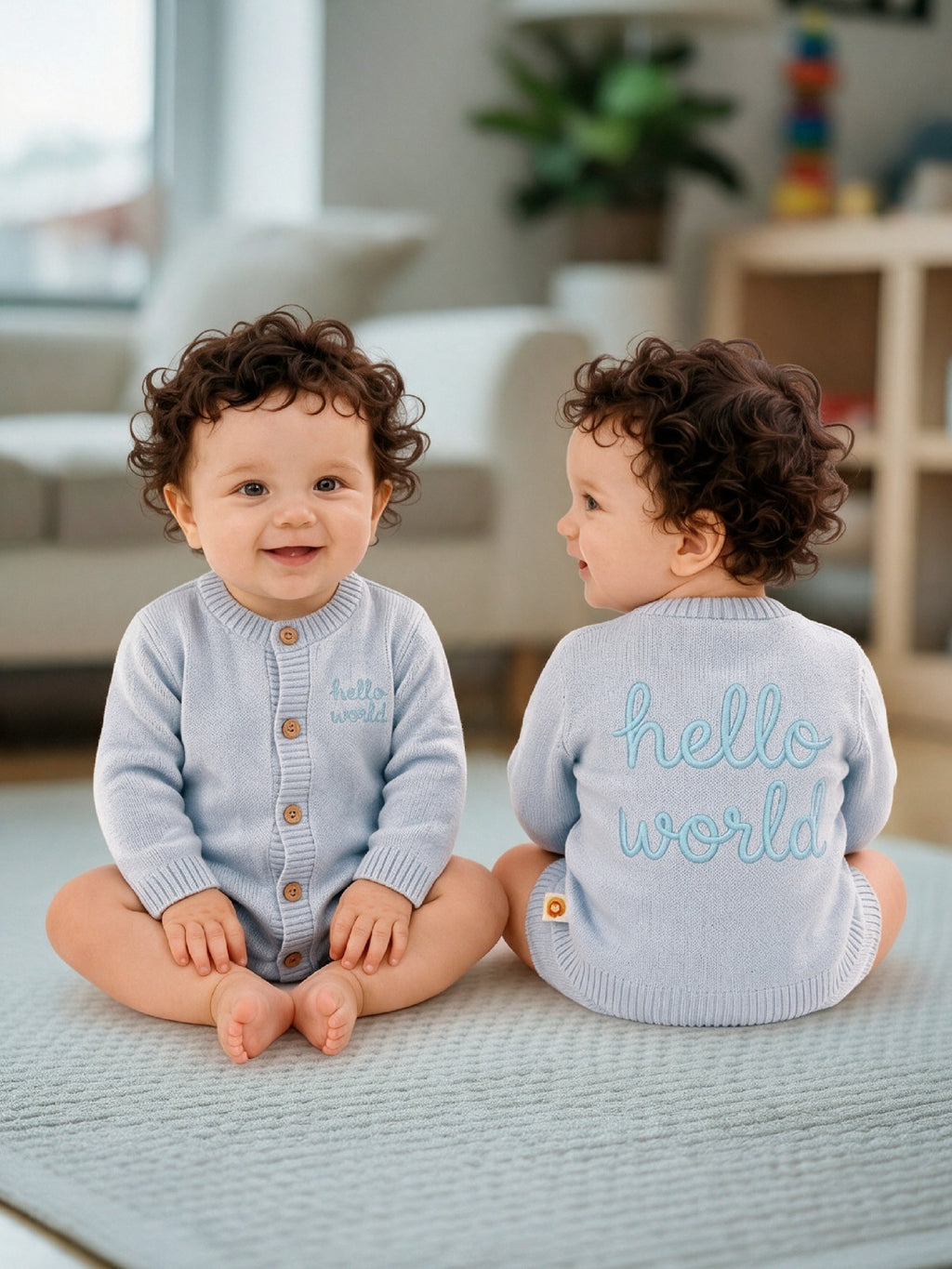 Dr. Leo Baby Comfortable Knitted Cardigan Set | Soft & Cozy Casual Wear | 0–9 Months