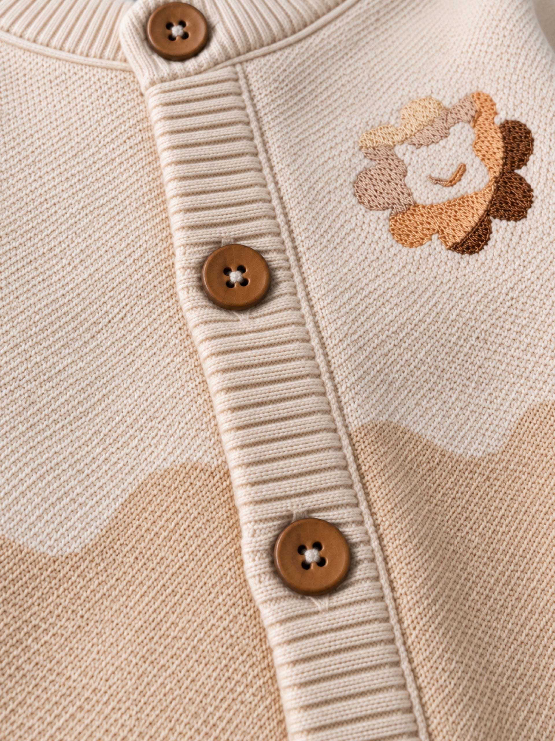 Dr. Leo Baby Girls Soft Knitted Cardigan | Comfortable & Cozy Casual Wear | 0–9 Months