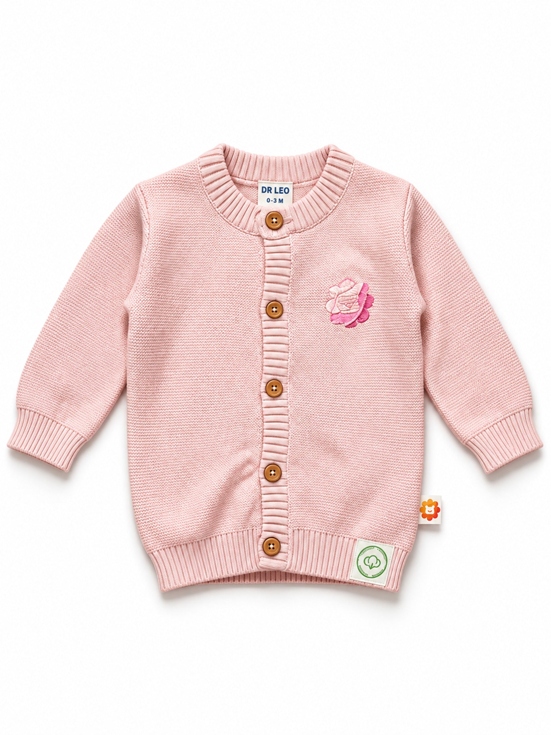 Dr. Leo Baby Soft Knitted Cardigan | Cozy & Stylish Wear | 0–9 Months