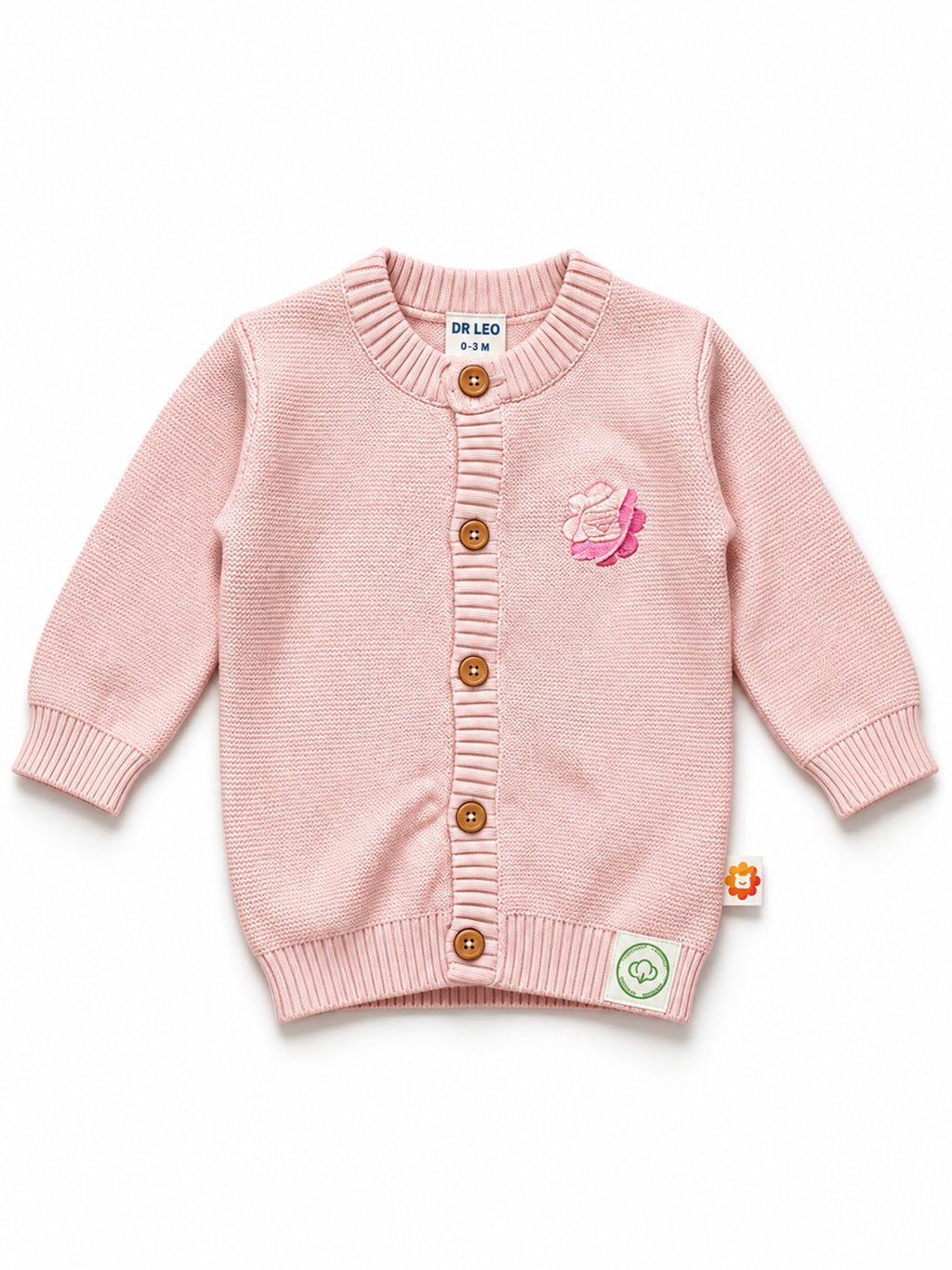 Dr. Leo Baby Soft Knitted Cardigan | Cozy & Stylish Wear | 0–9 Months
