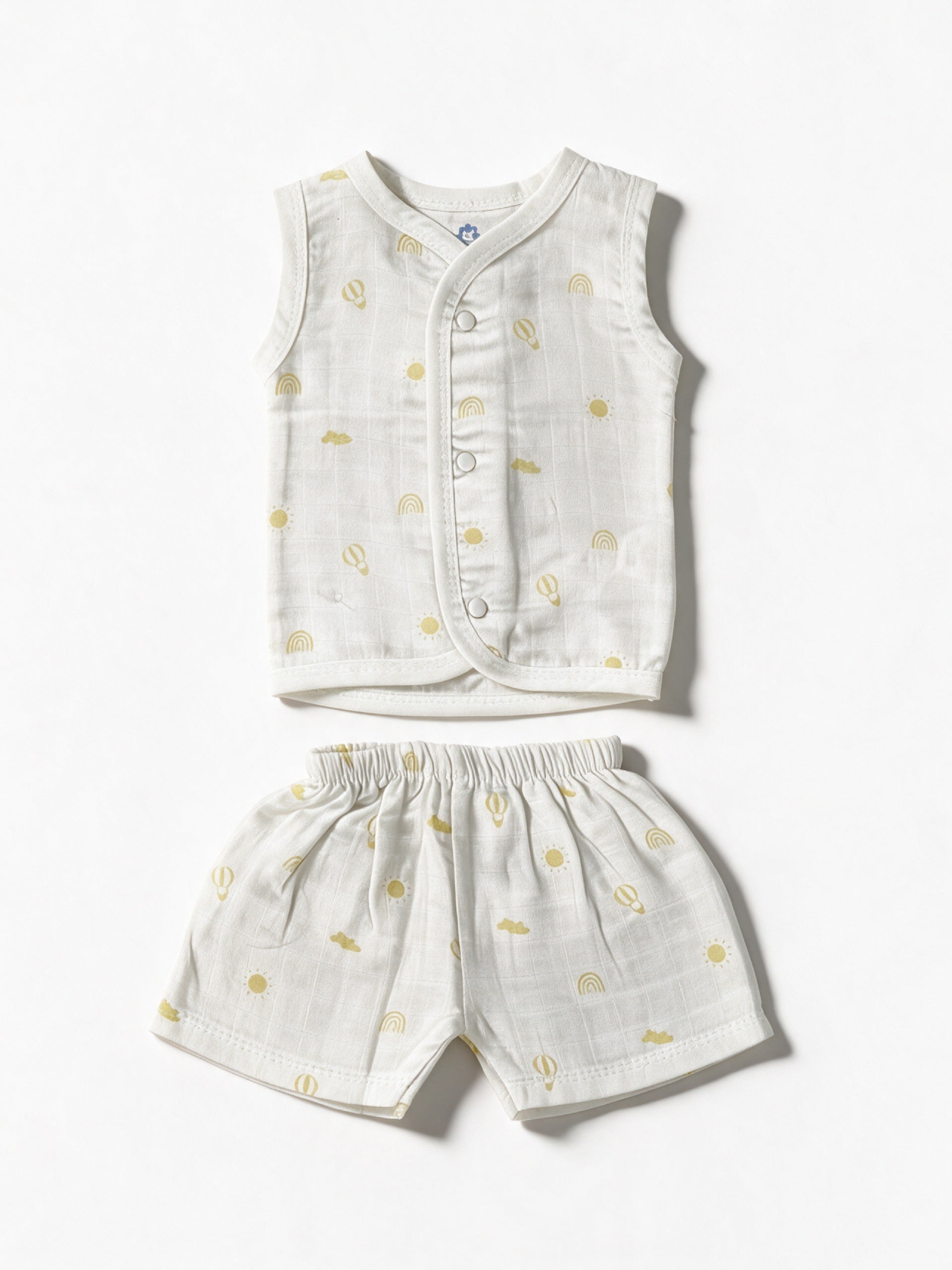 Dr.leo Vest Shortset Bamboo Muslin L/S