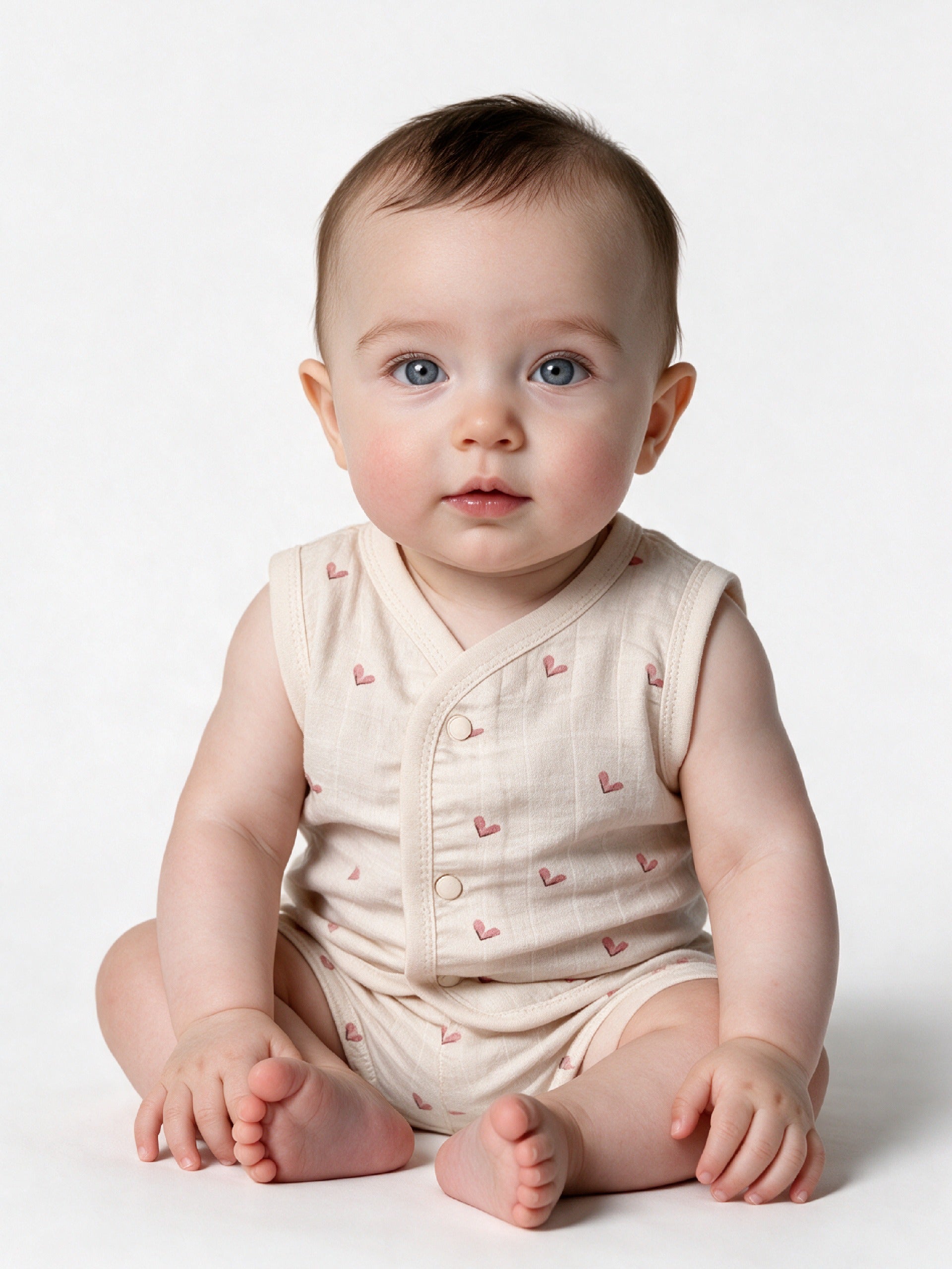 Dr.leo Vest Shortset Bamboo Muslin L/S