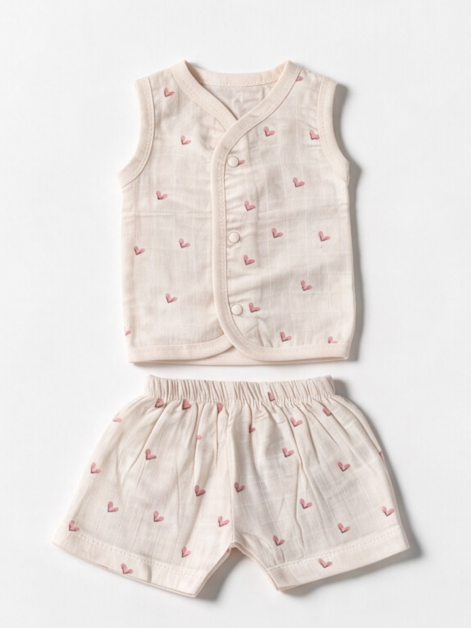 Dr.leo Vest Shortset Bamboo Muslin L/S