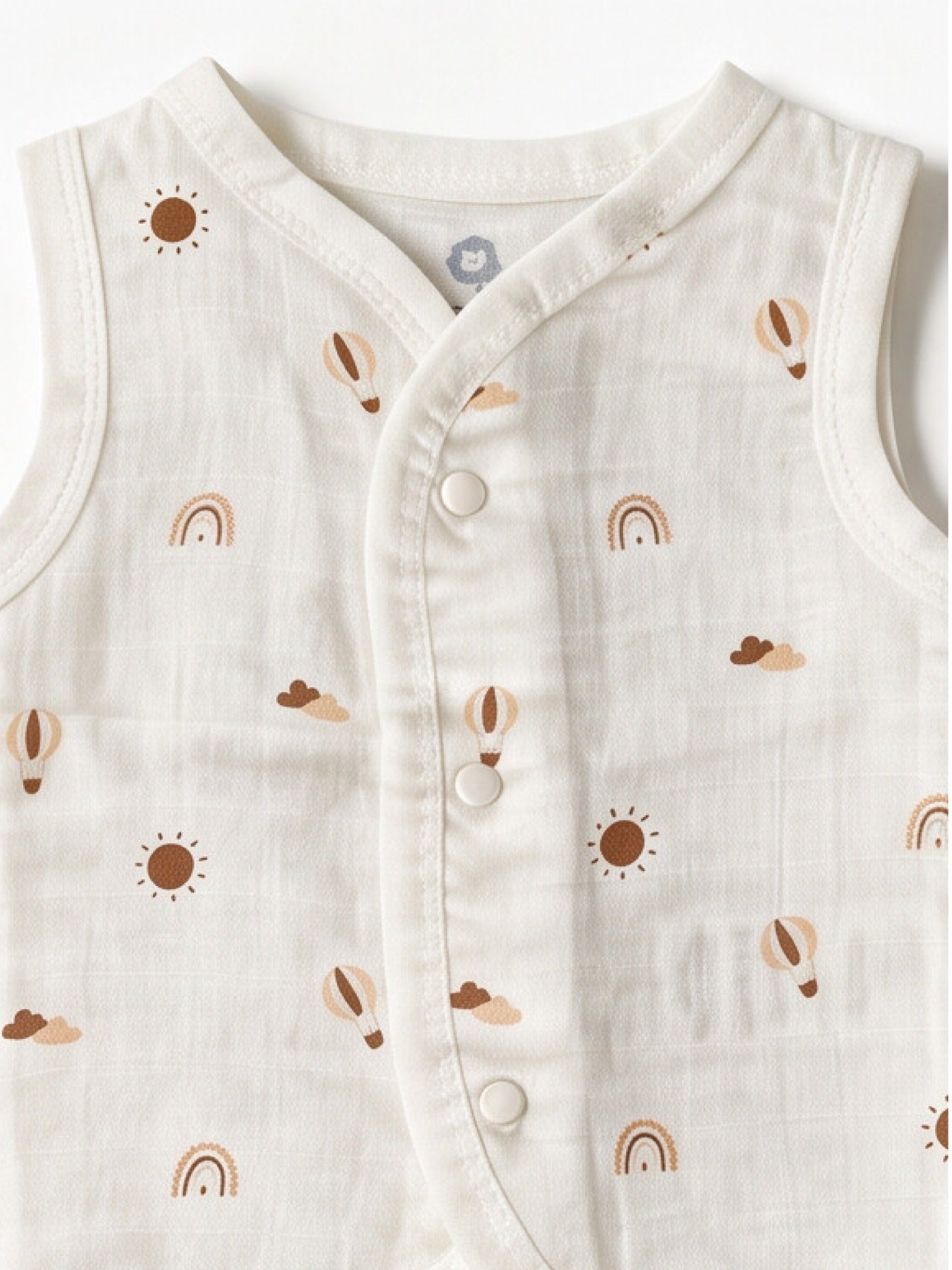Dr.leo Vest Shortset Bamboo Muslin L/S