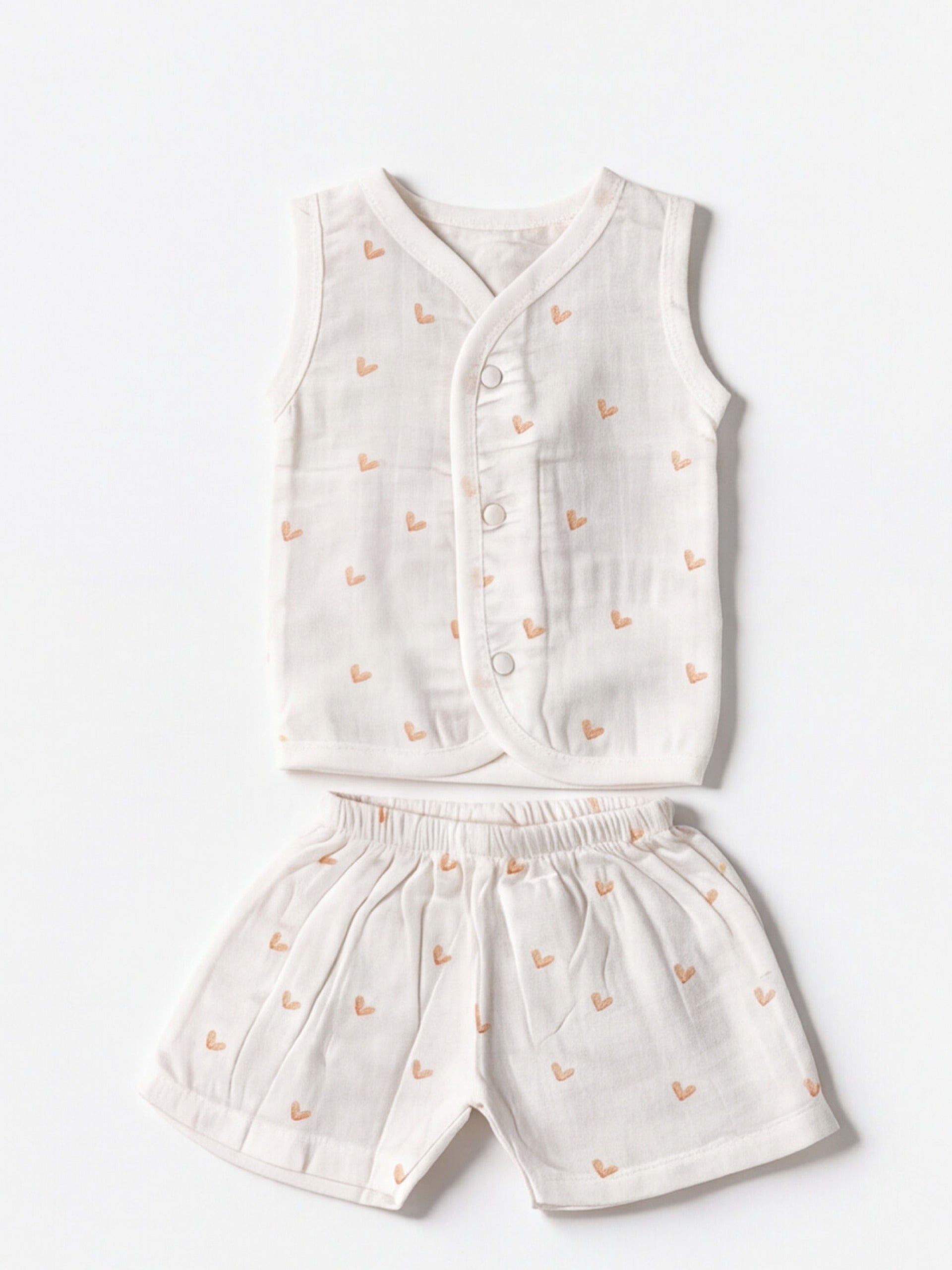 Dr.leo Vest Shortset Bamboo Muslin L/S