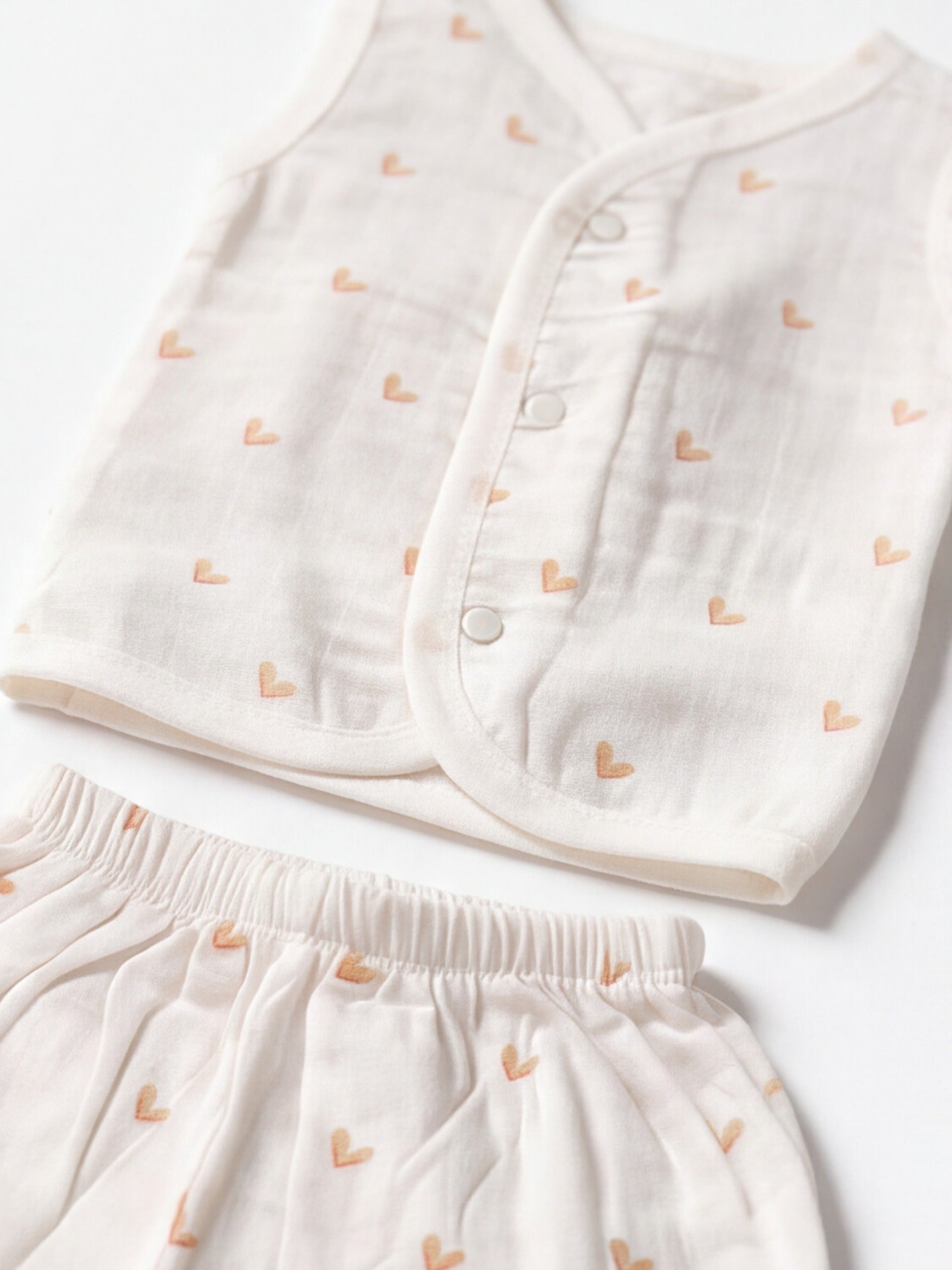 Dr.leo Vest Shortset Bamboo Muslin L/S