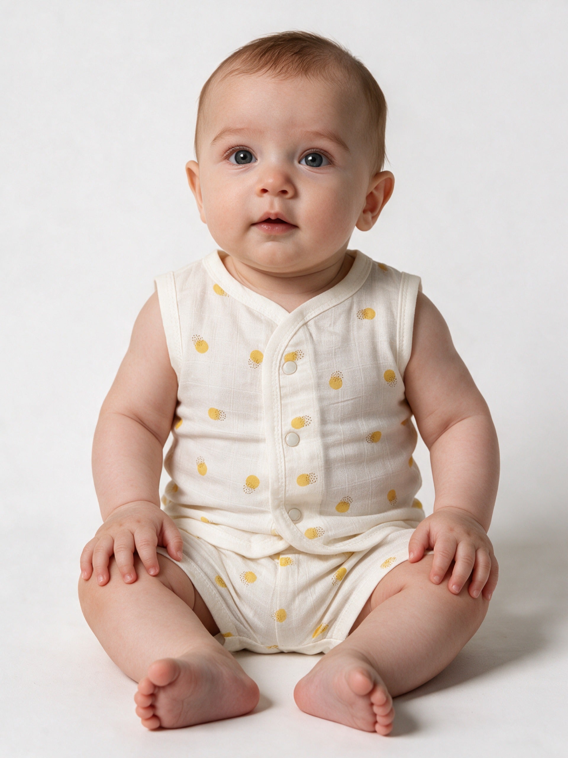 Dr.leo Vest Shortset Bamboo Muslin L/S