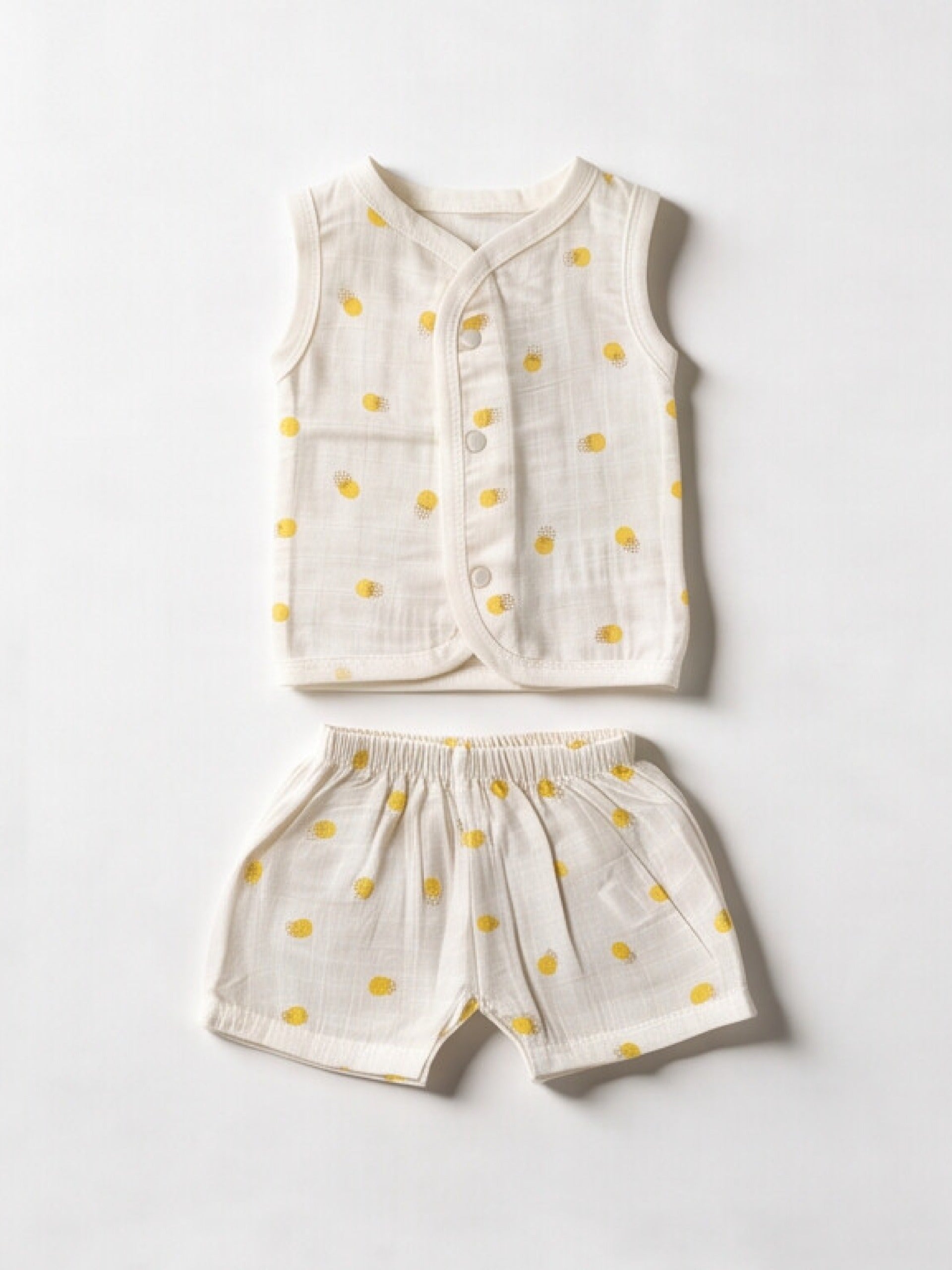 Dr.leo Vest Shortset Bamboo Muslin L/S