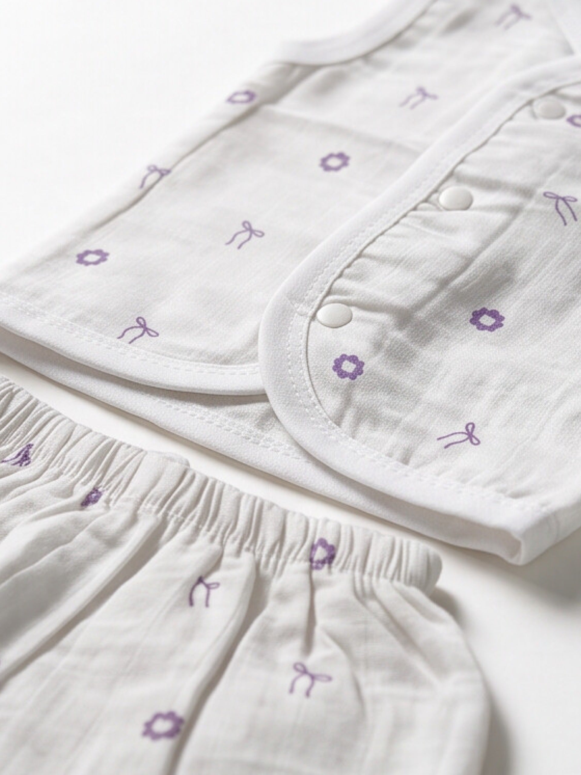 Dr.leo Vest Shortset Bamboo Muslin L/S