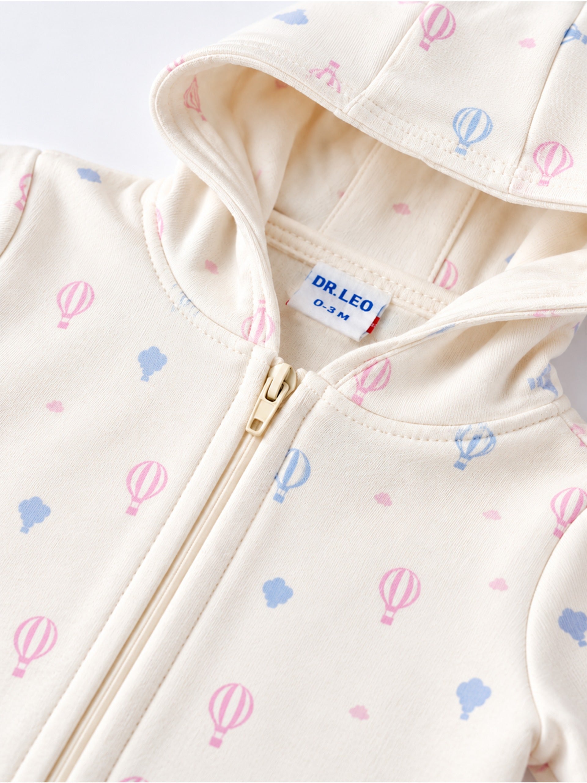 DR.leo Sleepsuit Hood & Shoe Zipper
