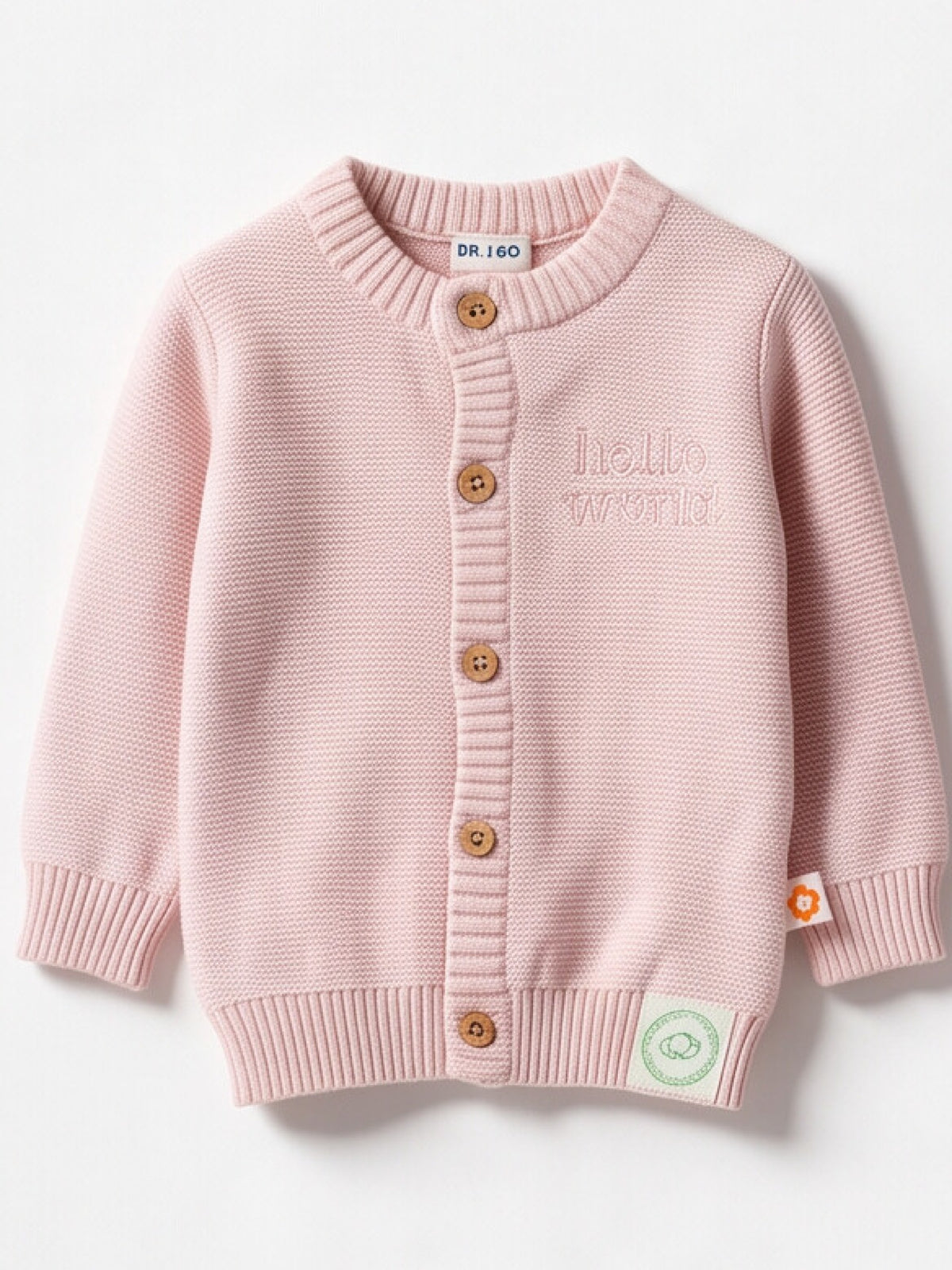 Dr. Leo Baby Girls Soft Knitted Cardigan | Comfortable & Cozy Casual Wear | 0–9 Months