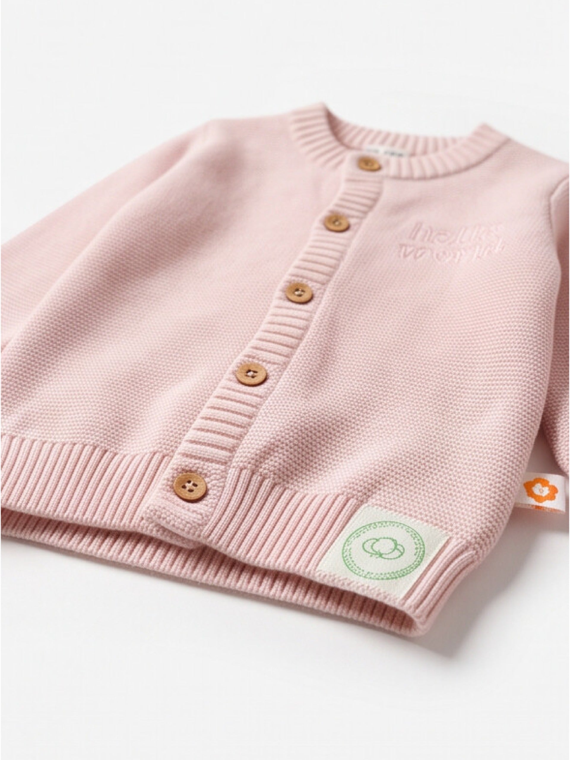 Dr. Leo Baby Girls Soft Knitted Cardigan | Comfortable & Cozy Casual Wear | 0–9 Months