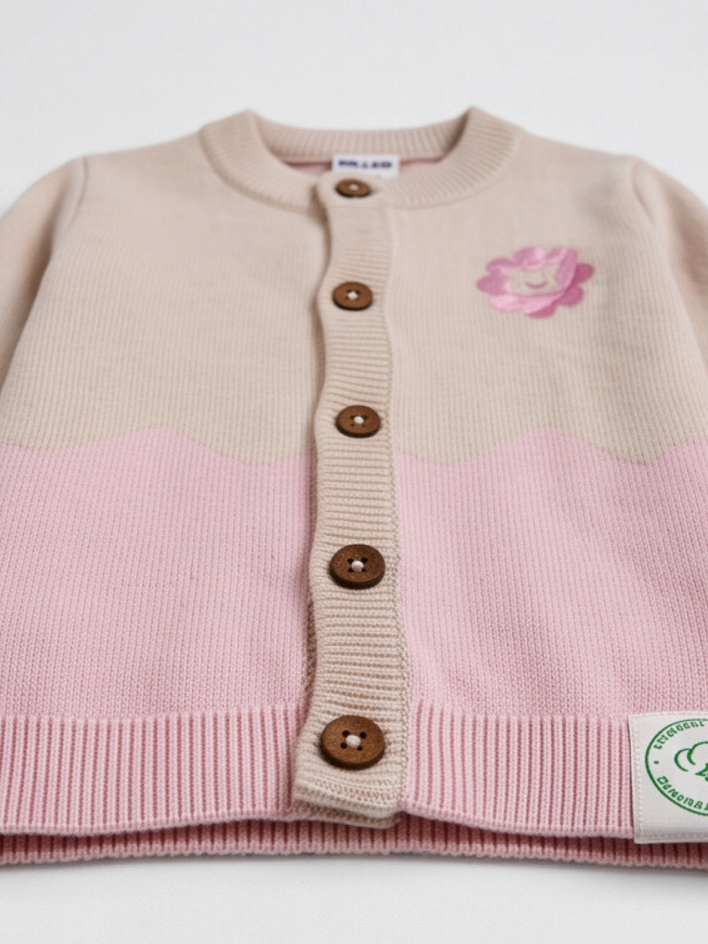 Dr. Leo Baby Girls Soft Knitted Cardigan | Comfortable & Cozy Casual Wear | 0–9 Months
