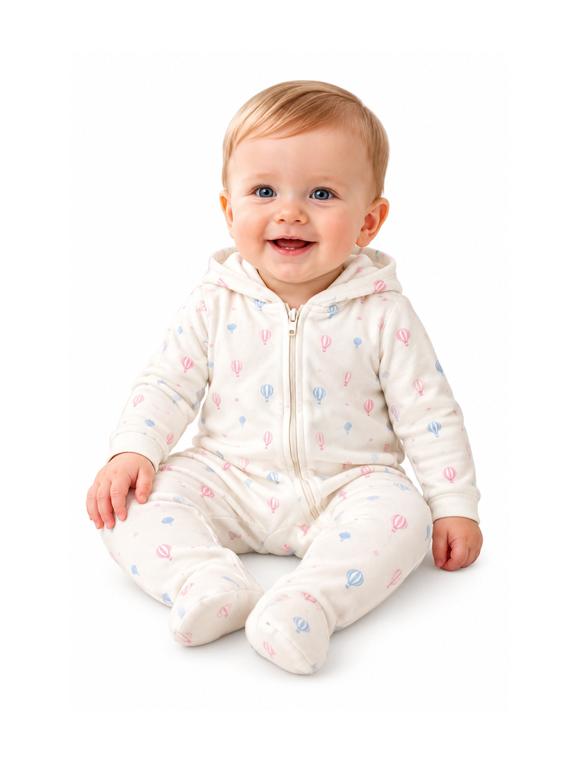 DR.leo Sleepsuit Hood & Shoe Zipper